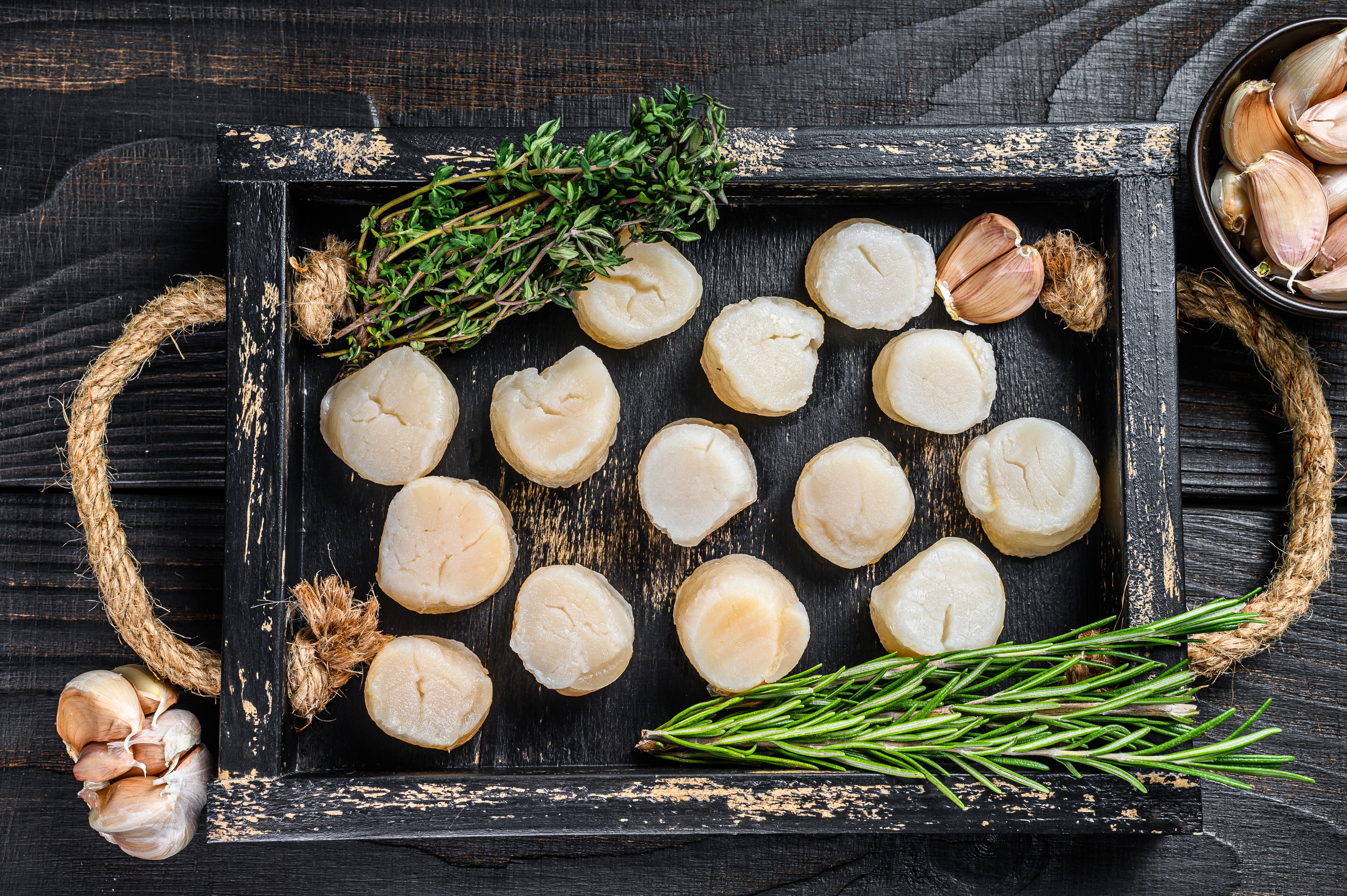 Combien y a t-il de calories dans les noix de Saint-Jacques?